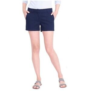 ZARA Basic Navy Blue Chino 3" Shorts | 2